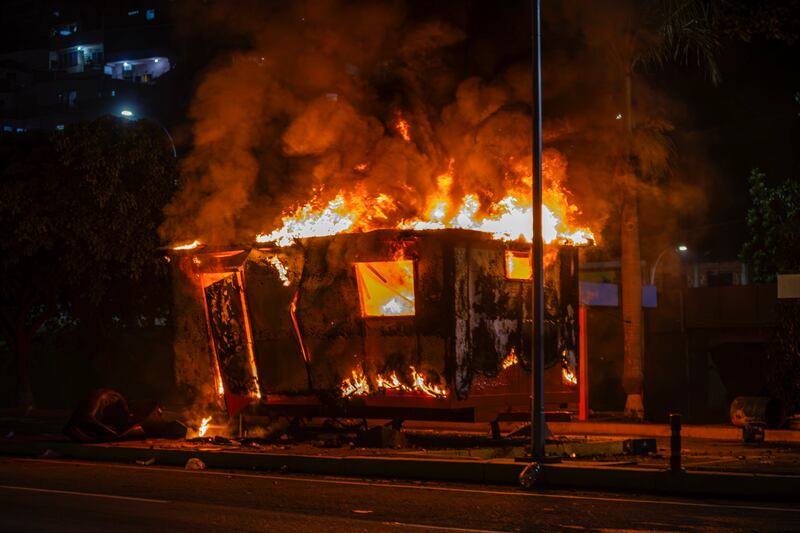 Protestas en Caracas