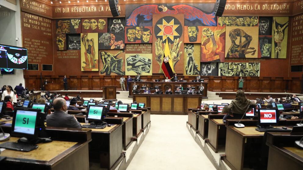 Asamblea Nacional aprueba resolución para que Daniel Noboa establezca acuerdos de cooperación internacional en seguridad