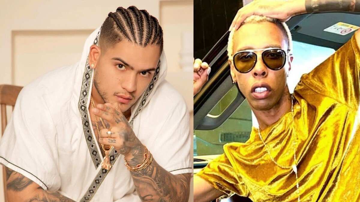 Foto de los cantantes colombianos B-King y DJ Regio Clown asesinados en México.