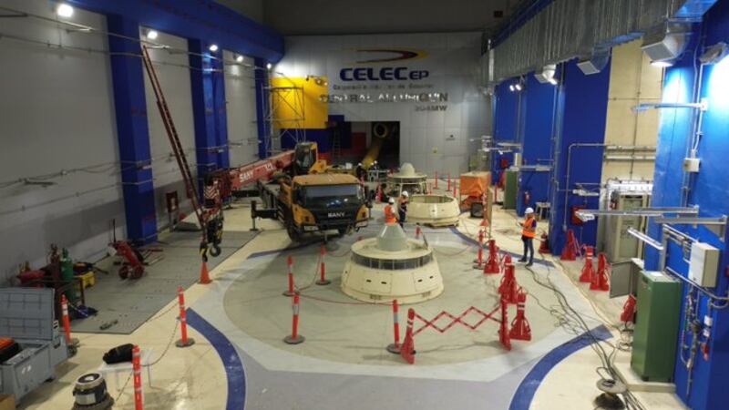 La hidroeléctrica Alluriquín reanudó sus operaciones