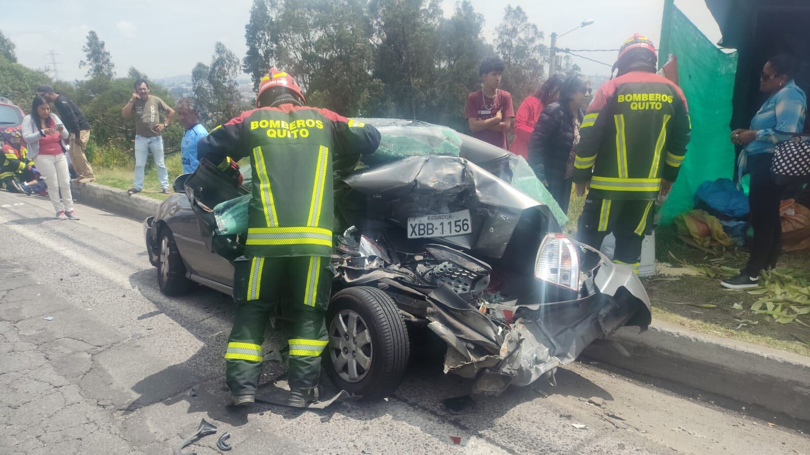 Accidente de Tránsito en la Av. Simón Bolívar deja una persona herida
