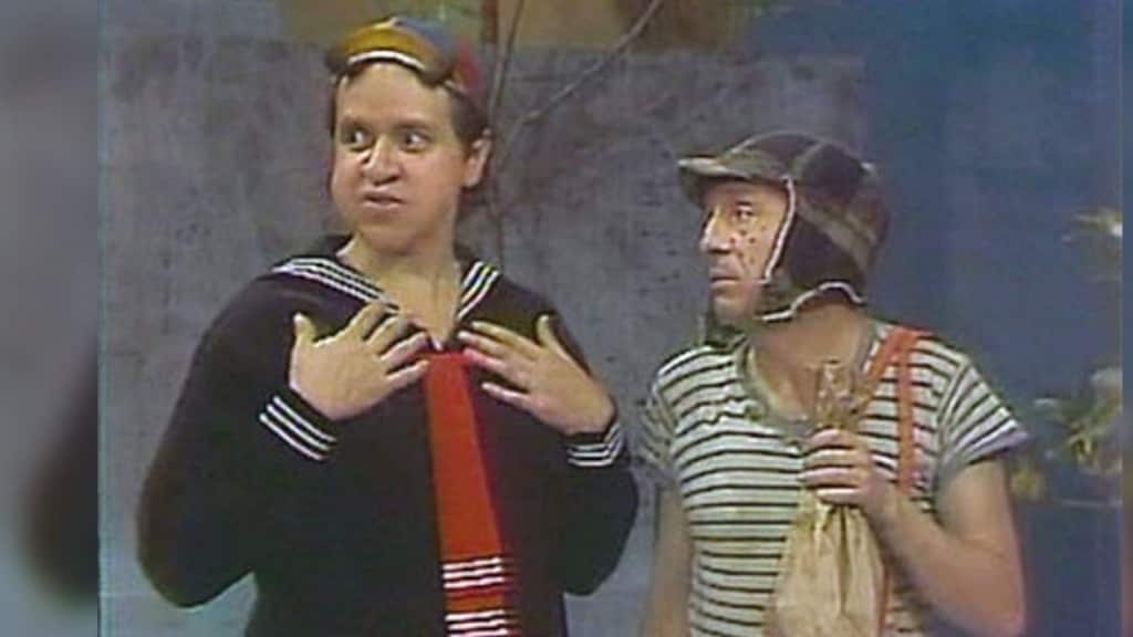 Quico y su historia del traje de marinerito.
