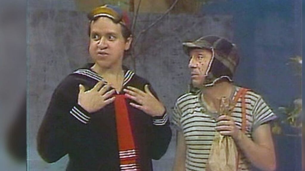 Quico y su historia del traje de marinerito.