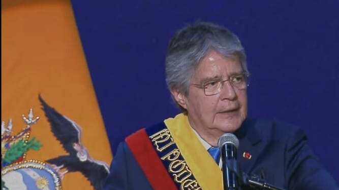 Guillermo Lasso en el informe a la Nación