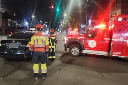 Cuatro personas resultan heridas en siniestro de tránsito en el norte de Quito