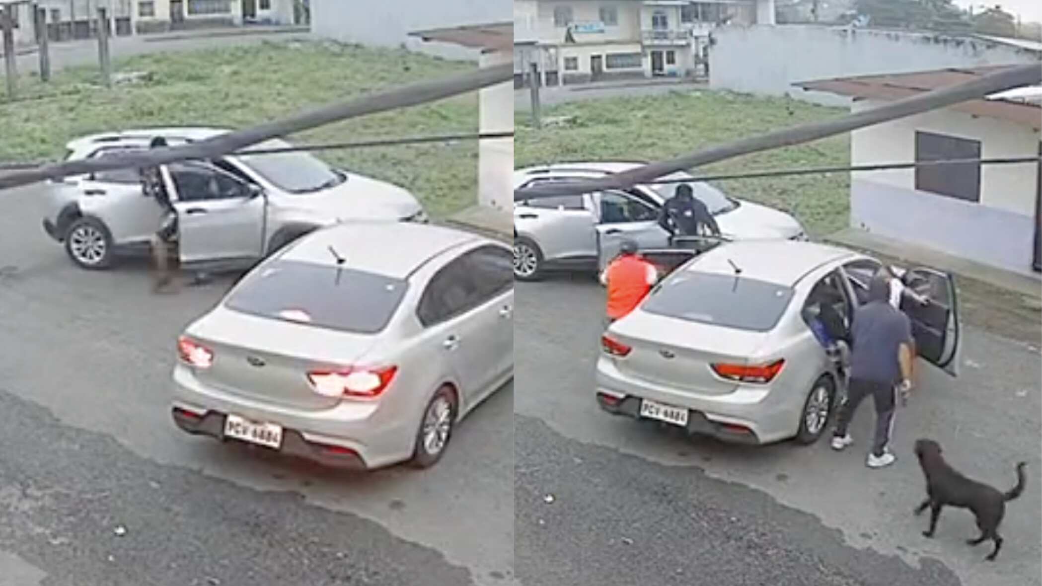 Sujetos fuertemente armados secuestran a menor: cámara de seguridad captó el momento