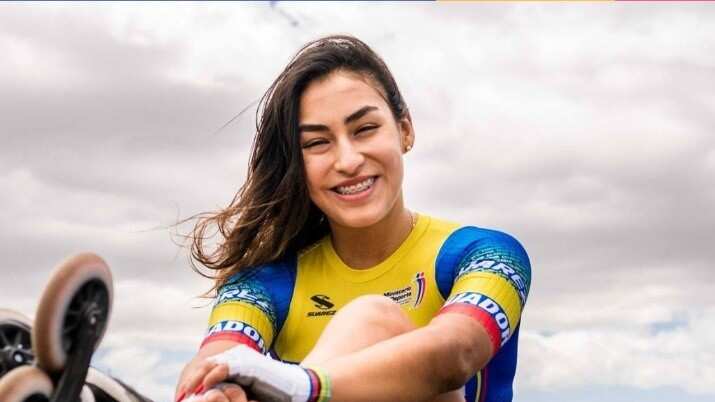La patinadora ecuatoriana Gaby Vargas es una de las abanderadas del país para afrontar los Juegos Sudamericanos 2022.