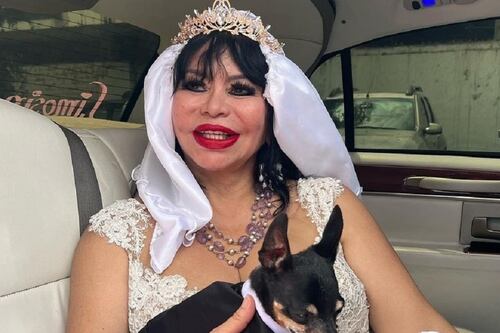 “El amor de mi vida”: mujer se vuelve viral tras casarse con su perro en San Valentín