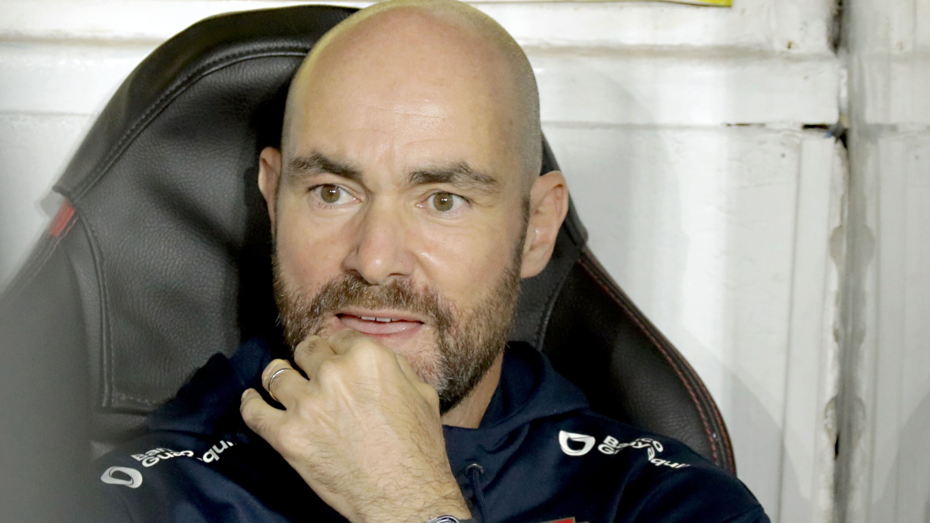 Félix Sánchez Bas en el Ecuador vs Colombia