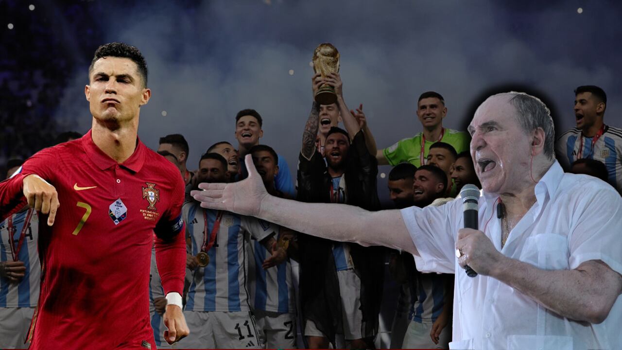 Abdalá Bucaram con Cristiano Ronaldo