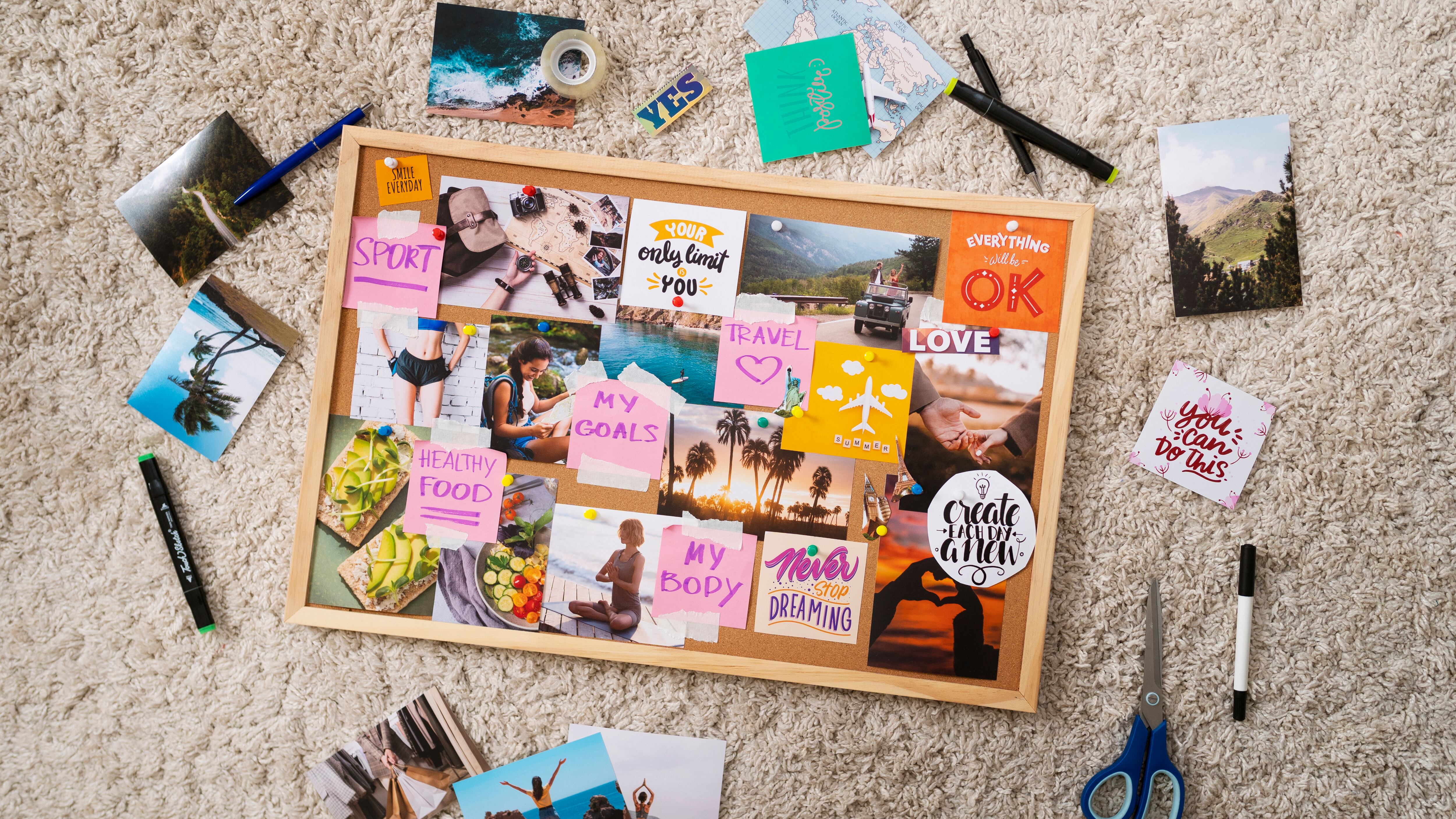 Vision boar o tablero de visión