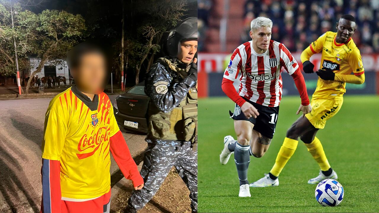 Aficionado de Barcelona SC preso en Argentina