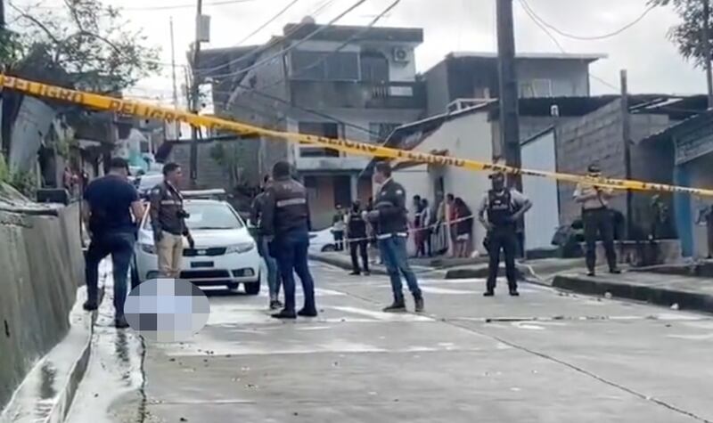 Cuerpo abandonado en Guayaquil