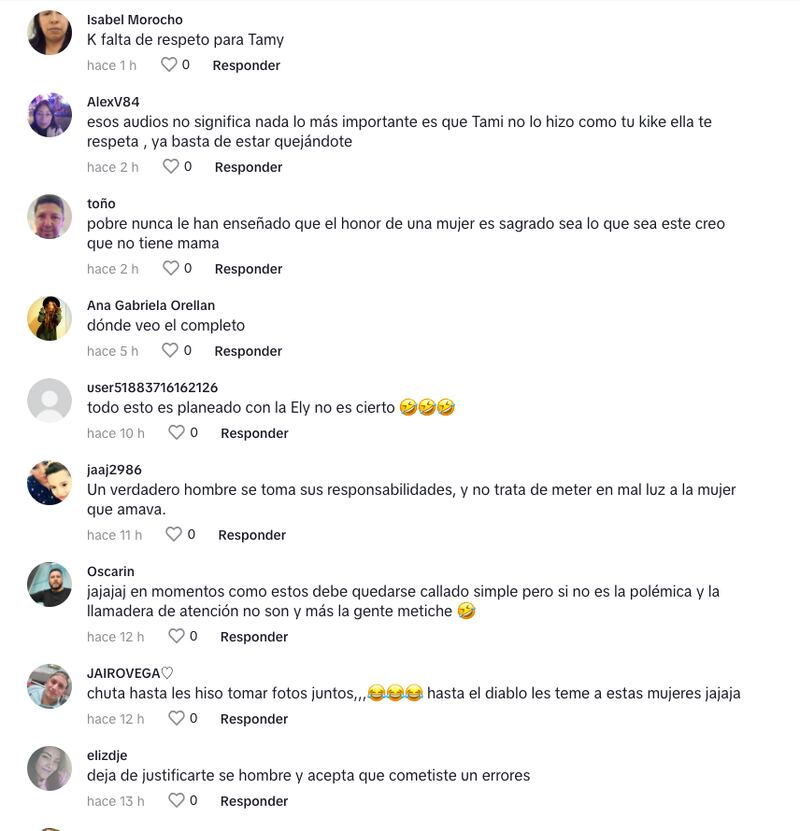 Reacciones a infidelidad de Kike Jav