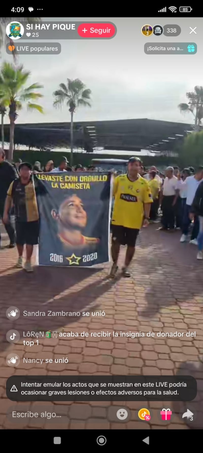 Último adiós a Mario Pineida