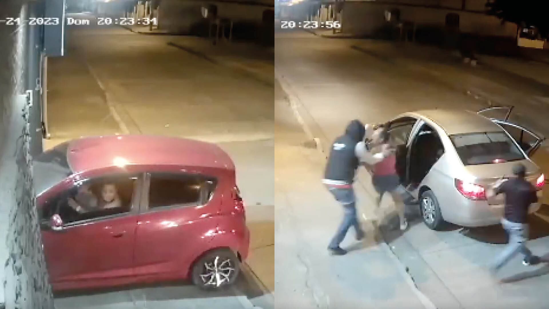 ¡Armados hasta los dientes! Cámara captó un terrible secuestro de una joven en Los Ríos