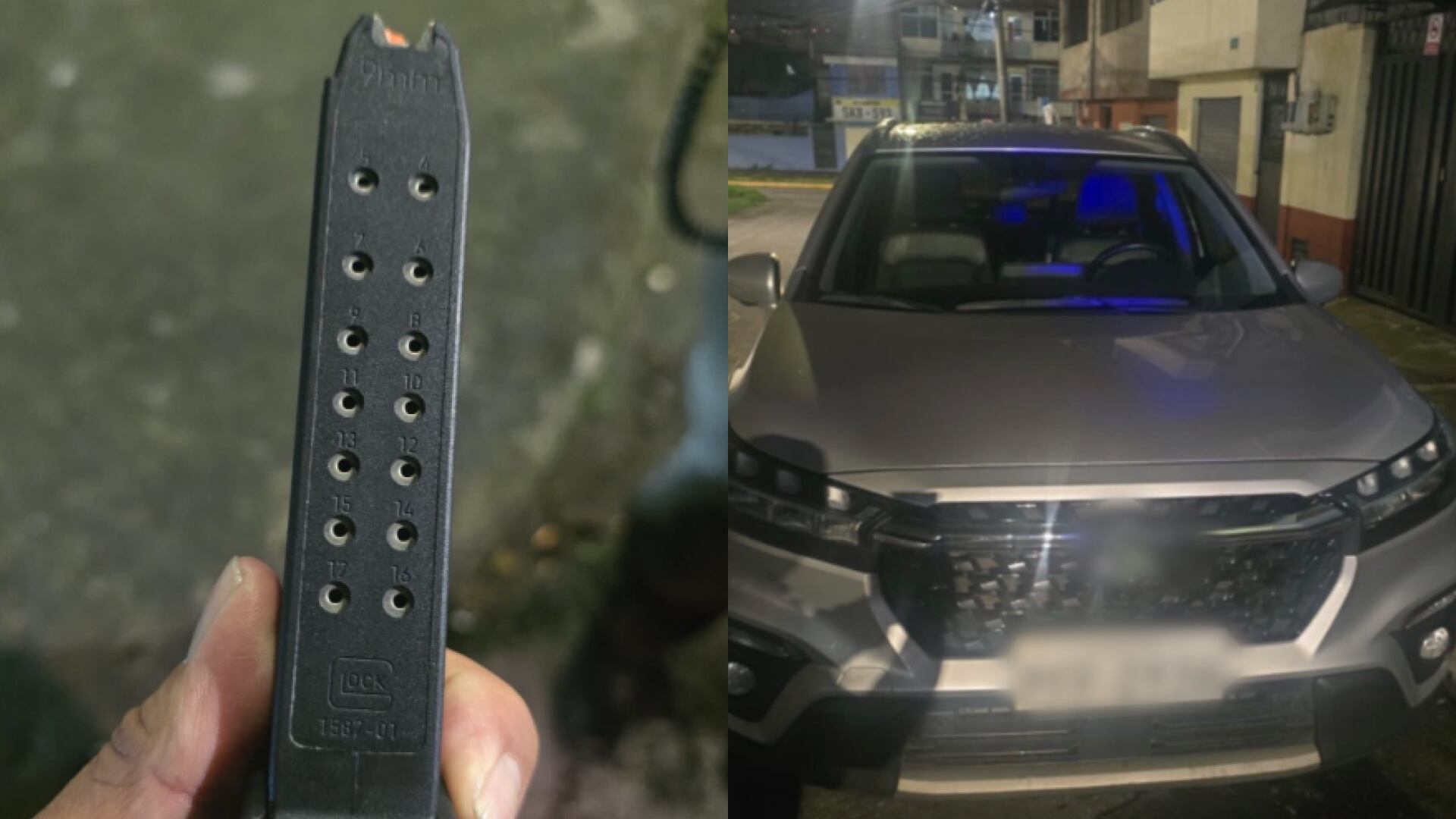 Un hombre y una mujer no pudieron justificar la posesión de 40 cartuchos y una alimentadora que llevaban en su vehículo, en el sur de Quito