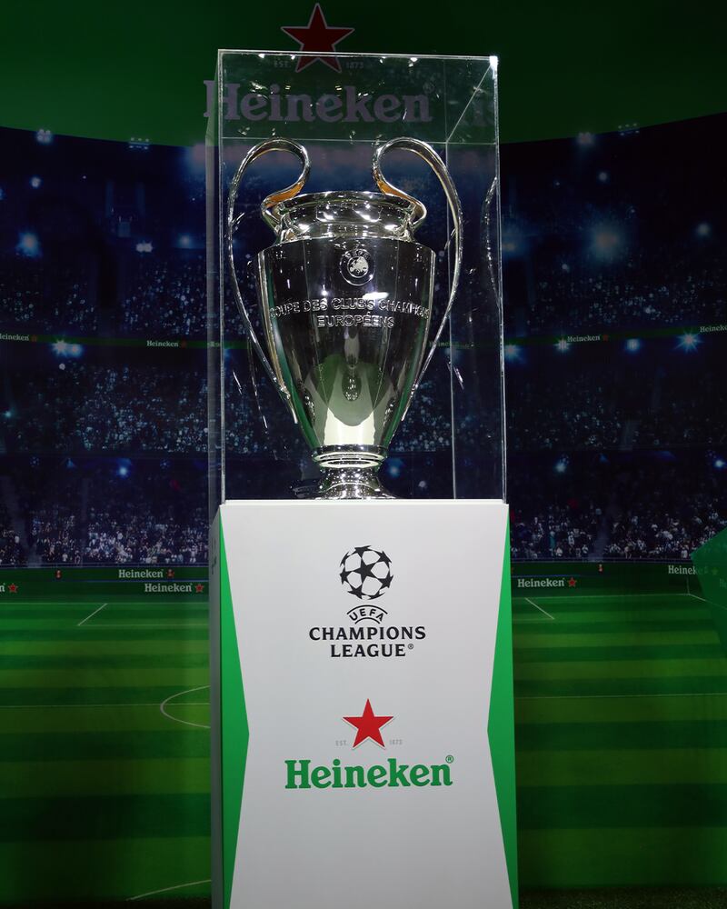 El Trofeo de la Champions League gracias a Heineken