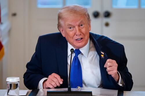 Esta es la imagen que Donald Trump publicó con el cargo de “presidente interino de Venezuela”