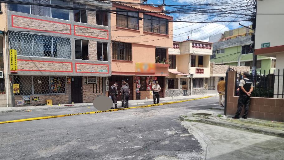 Dos hombres fueron asesinados a tiros en el sur de Quito, en el sector de Solanda