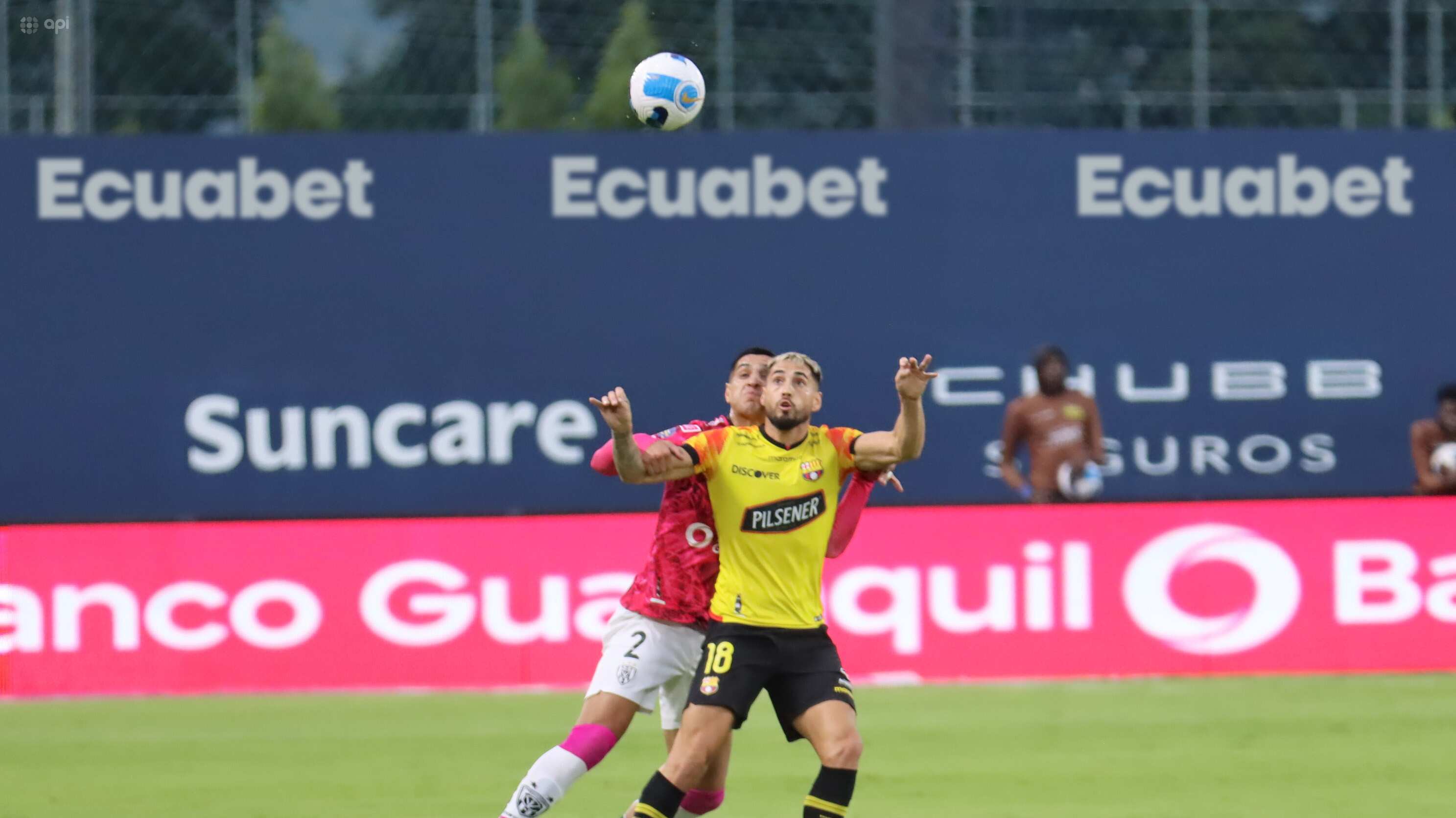 Francisco Fydriszewski con Barcelona vs Independiente