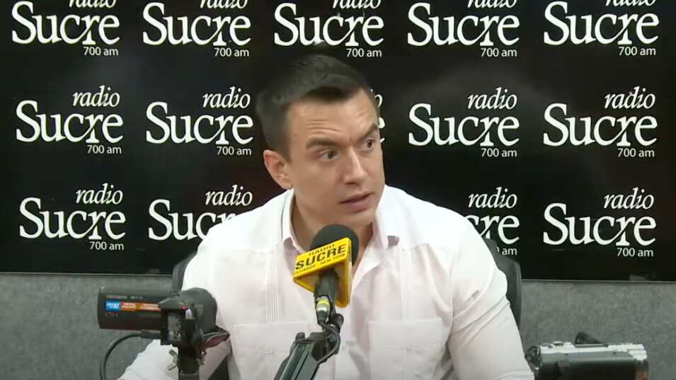 Daniel Noboa a la oposición: “los del viejo país quieren decir que todo está mal”.