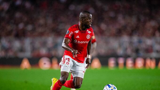 Enner Valencia con el Inter de Porto Alegre