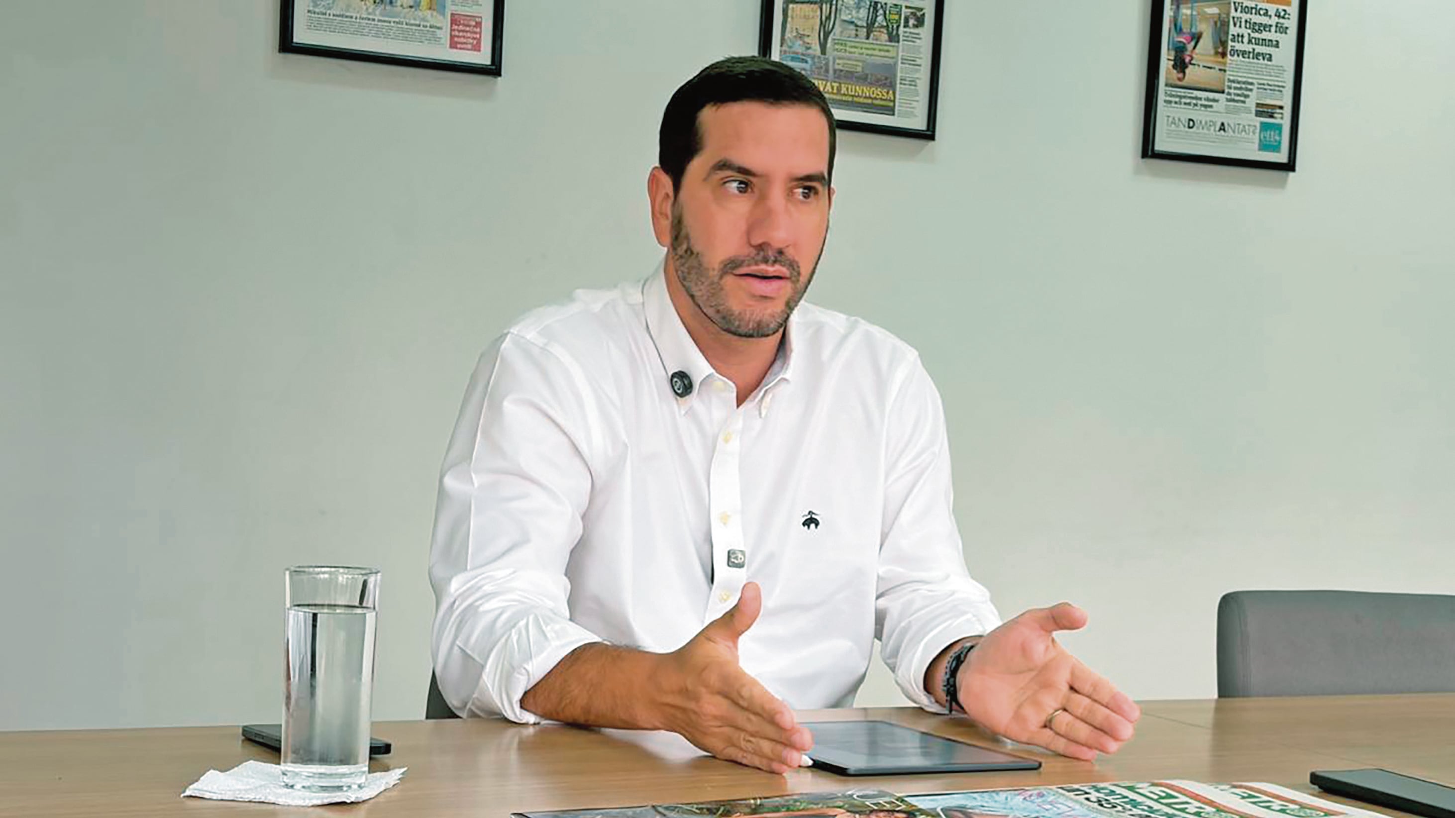 Ministro de Infraestructura y Transporte, Roberto Luque