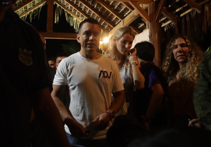 Celebración de Daniel Noboa