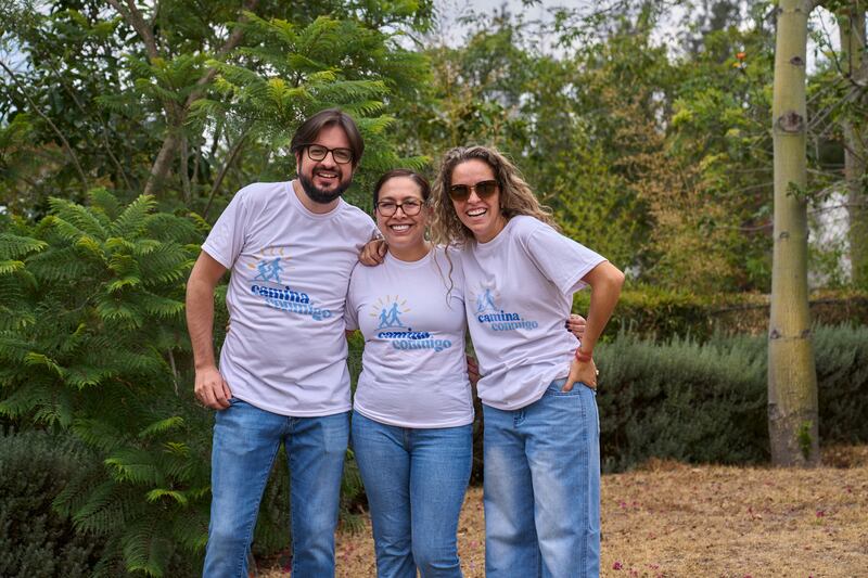 Integrantes de la Fundación Camina Conmigo