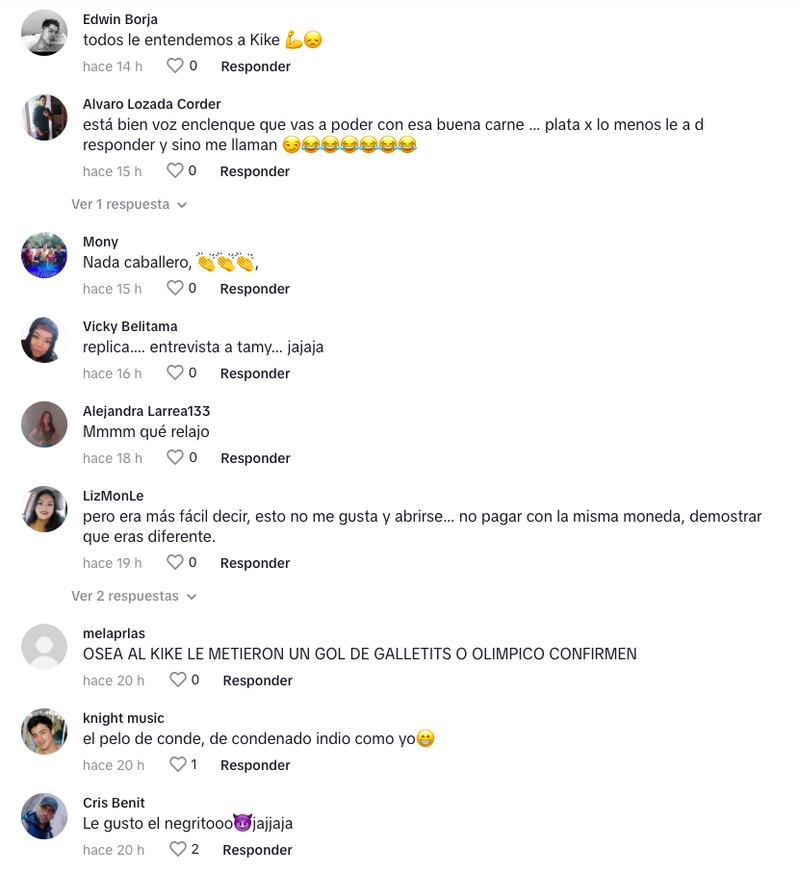 Reacciones a infidelidad de Kike Jav