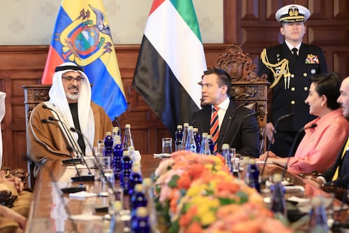 Daniel Noboa destaca que acuerdos con Emiratos refuerzan la transparencia institucional