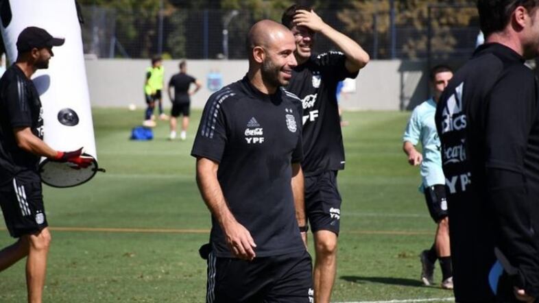 Javier Mascherano con la Selección de Argentina