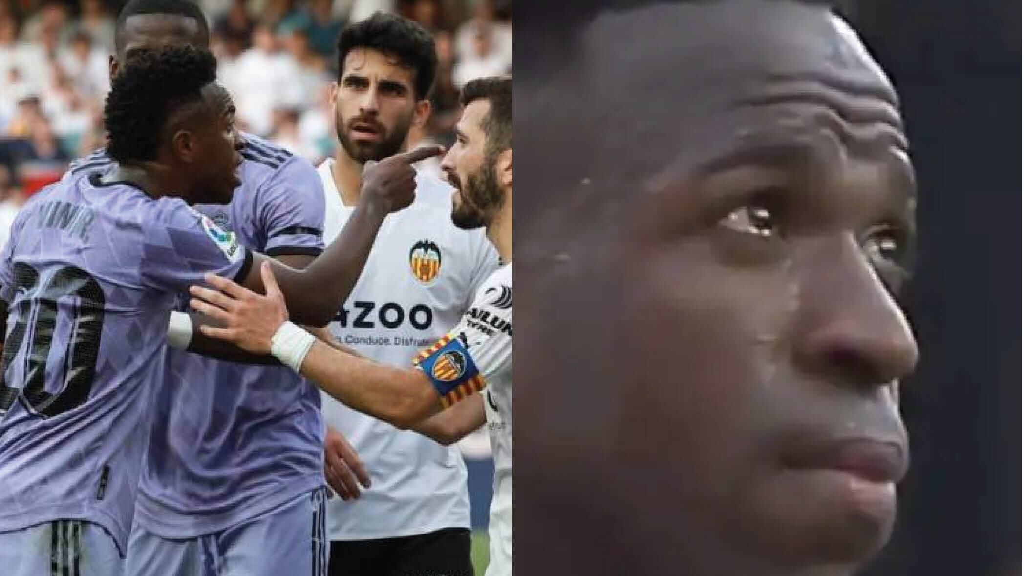 Tuvieron que secarle las lágrimas, esto fue lo que sufrió Vinícius Jr en el último partido