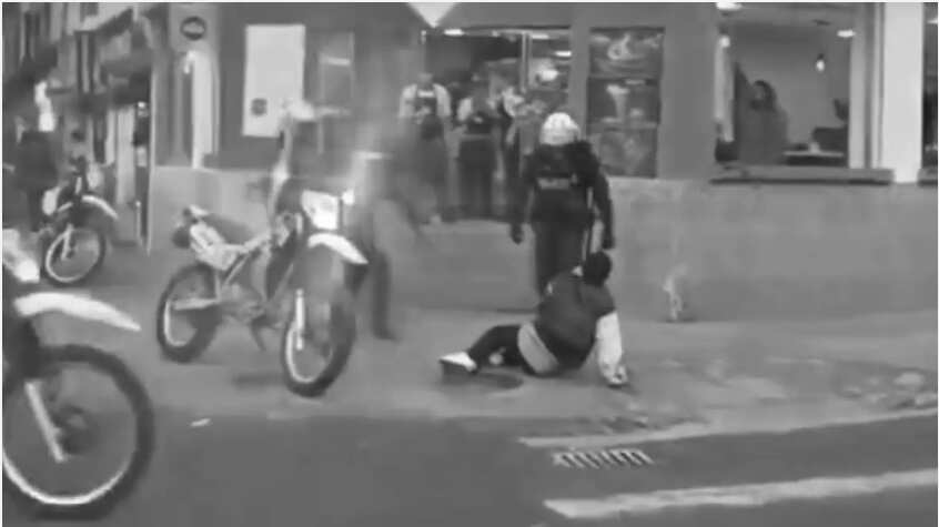 Agentes de la AMT agredieron brutalmente a un ciudadano en el norte de Quito