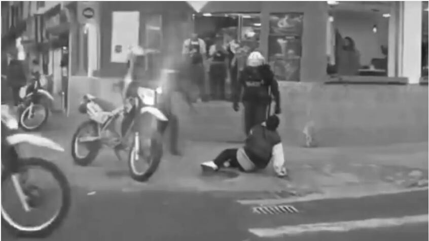 Agentes de la AMT agredieron brutalmente a un ciudadano en el norte de Quito