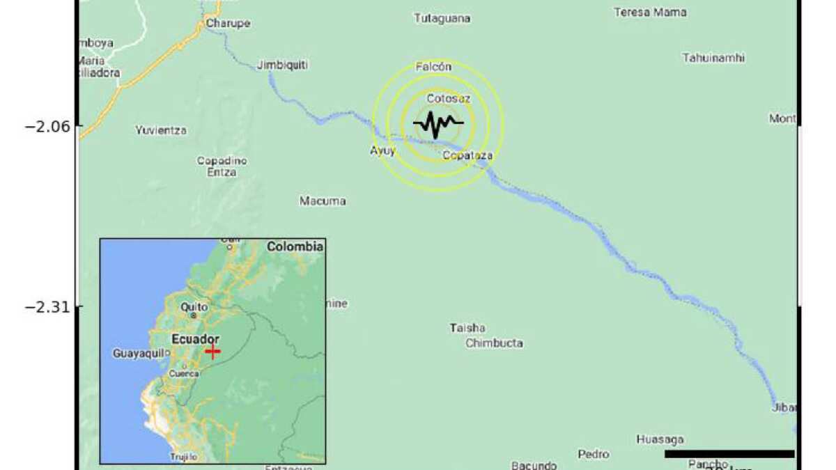 Sismo en Macas