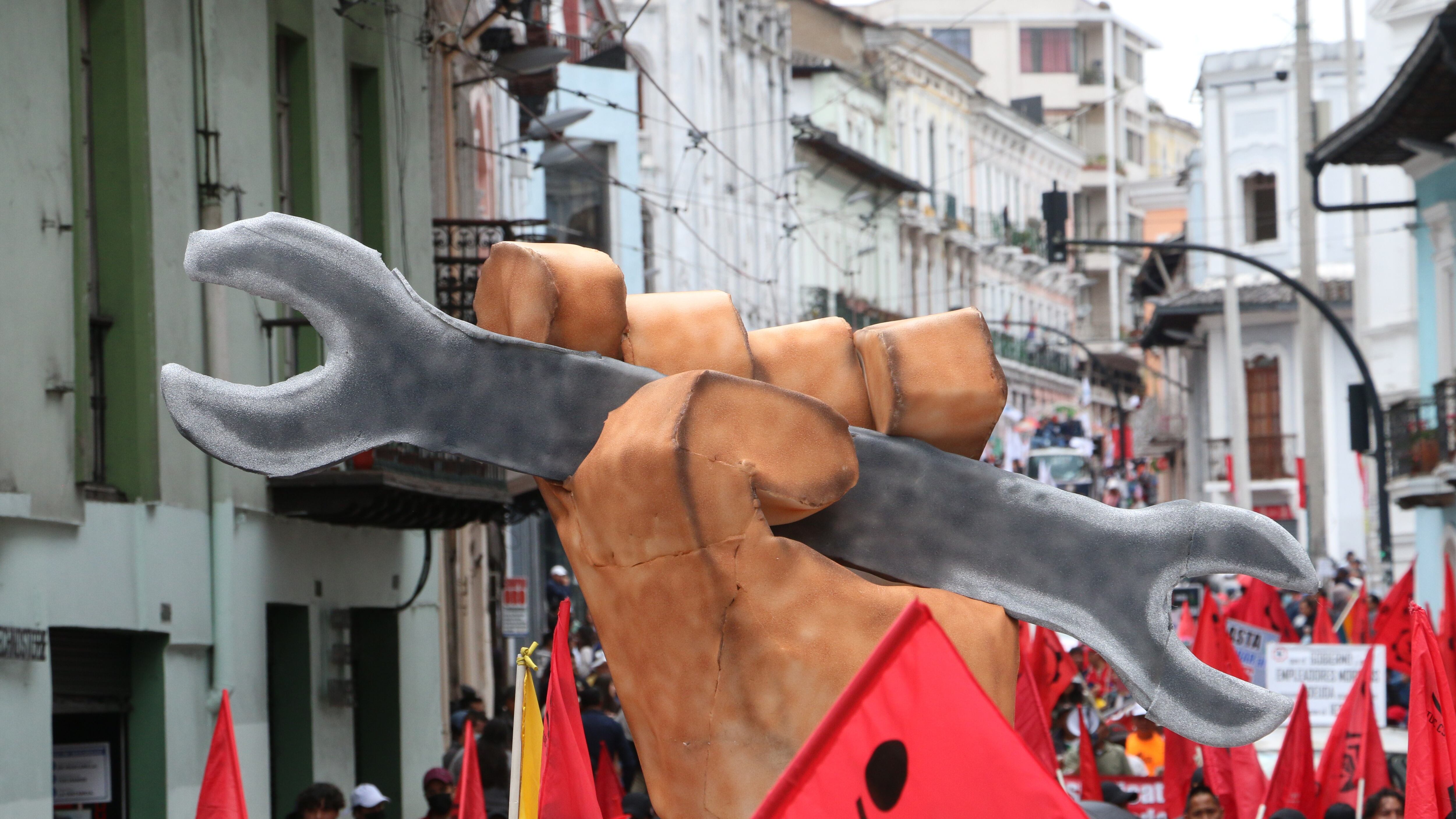 Dos marchas por el día internacional de los trabajadores se realizarán este miércoles 1 de mayo en Quito.