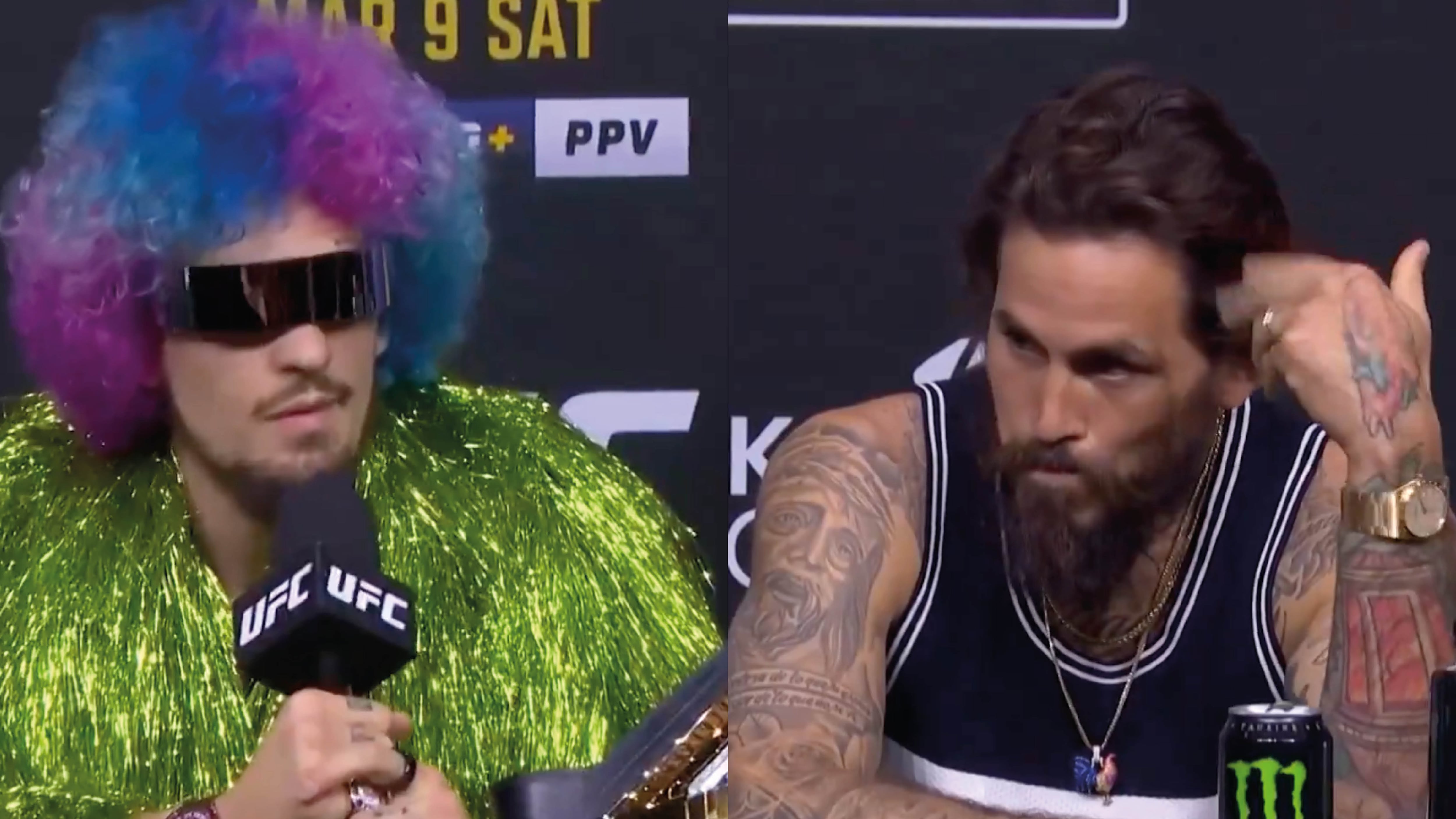 Sean O`Malley y Chito Vera en rueda de prensa