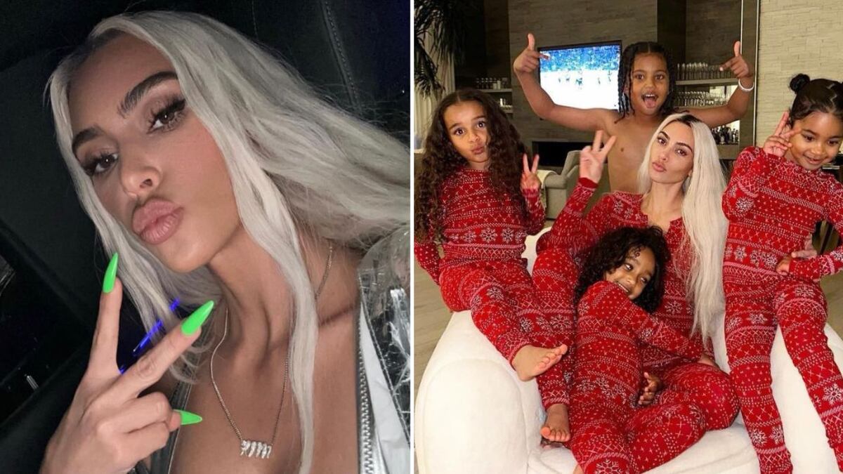 Kim Kardashian y sus hijos