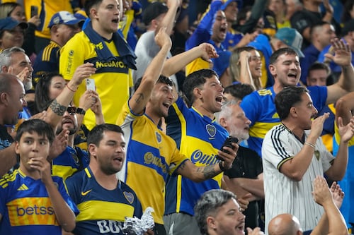 Así está el ambiente de La Bombonera para el partido frente a Barcelona SC