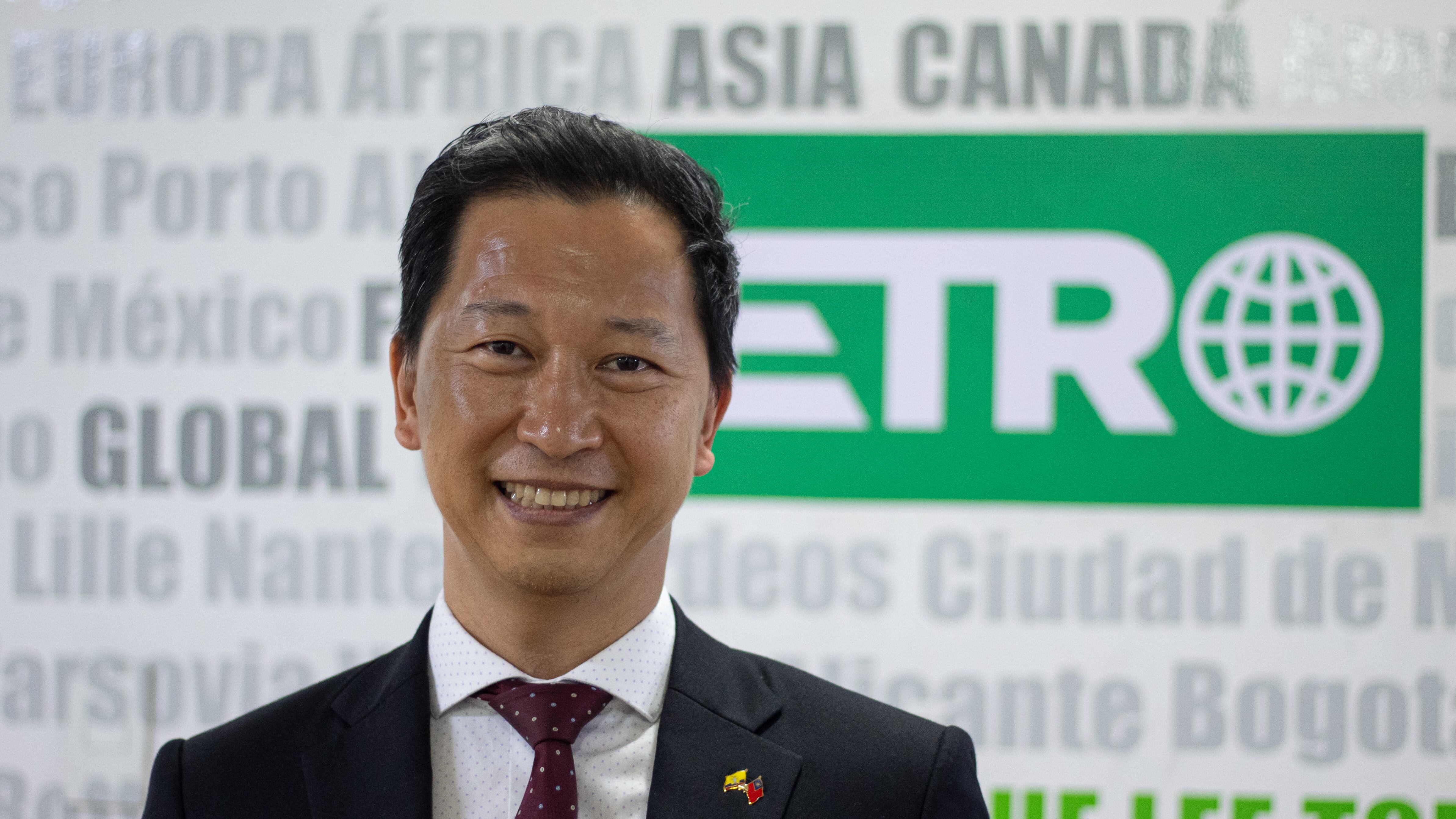 El embajador Augusto Liao, representante de la Oficina Comercial de Taipéi en Ecuador
