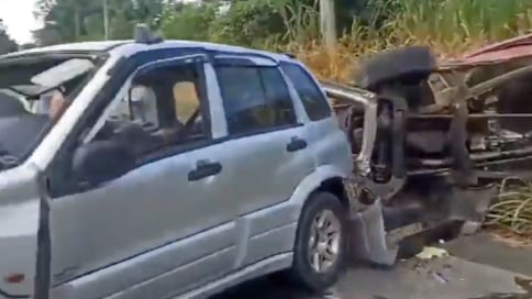 accidente en Santo Domingo, vía La Concordia