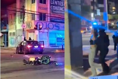 Conductora ebria atropella y arrastra a repartidor varios metros en México