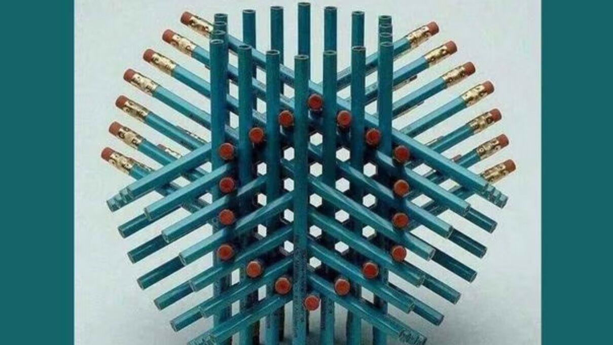 Descifra cuántos lápices hay en la imagen.