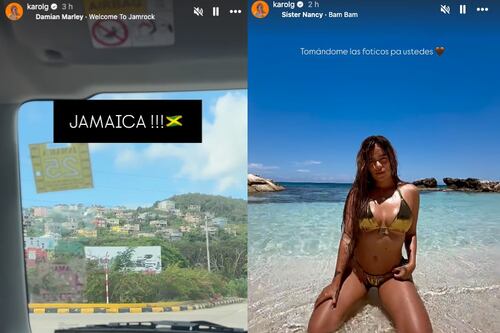 Karol G: De parranda en Jamaica y luciendo un nuevo look