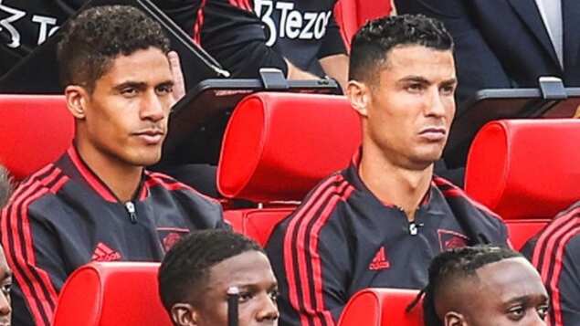 CR7 estuvo en la banca del Manchester United