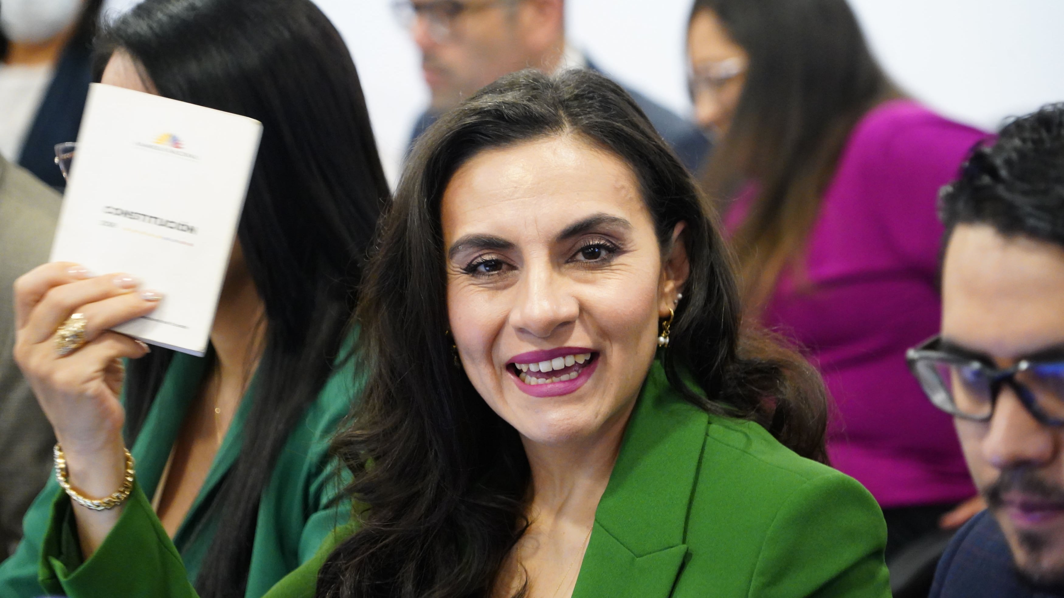 Audiencia de acción de protección que presentó Verónica Abad ante la suspensión de su cargo ordenada por el Ministerio de Trabajo.