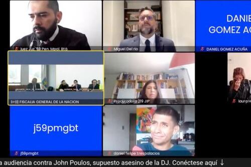 La madre y el hermano de Valentina Trespalacios se quiebran durante audiencia y el juez les pide apagar sus cámaras