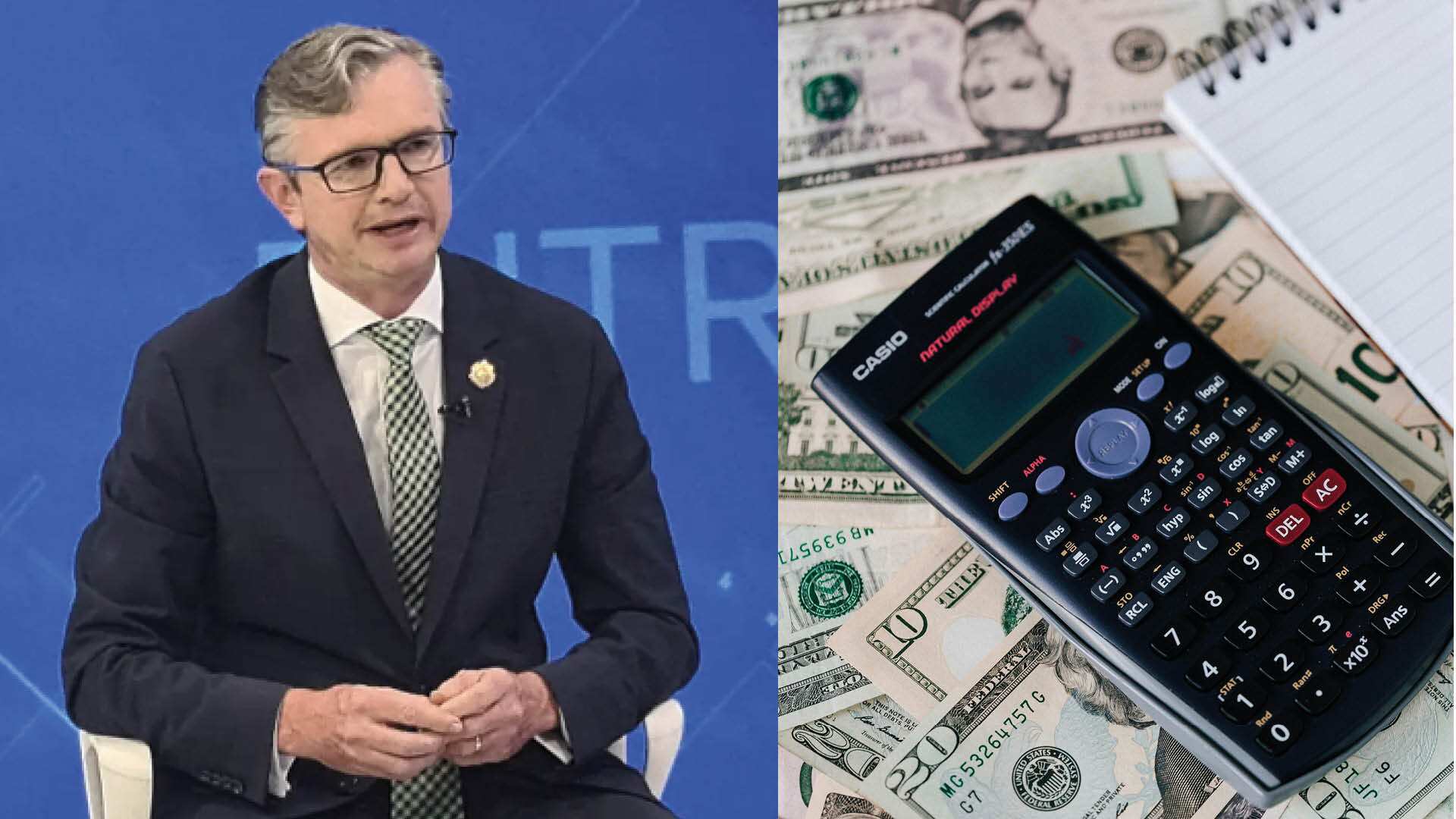 Ministro de Finanzas, Juan Carlos Vega, confirma que el IVA subirá al 15% en Ecuador.